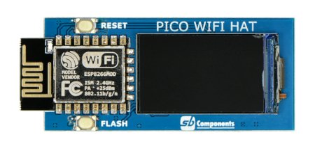 WiFi-Overlay mit ESP8266-Modul und 1,14-Zoll-Display
