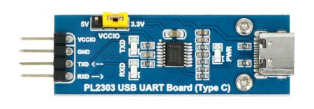 USB-UART TTL PL2303 Konverter - USB Typ C Buchse - Waveshare 20645