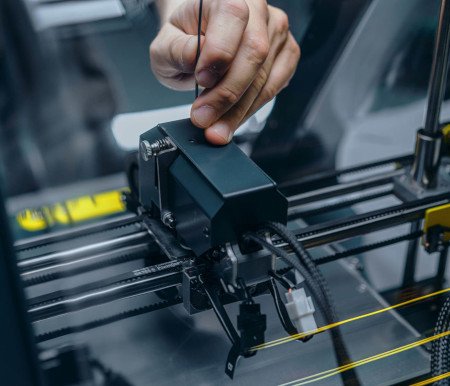 3D-Druckkopf mit Filamentsensor
