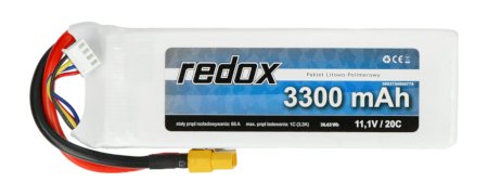 Li-Pol Redox 3300 mAh 20C 3S 11,1V-Paket