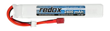 Li-Pol Redox 2400mAh 20C 2S 7,4V Paket