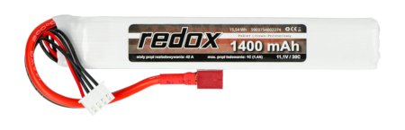 Li-Pol Redox 1400 mAh 30C 3S 11,1V-Paket