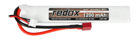 Li-Pol Redox 1200 mAh 30C 2S 7,4V-Paket