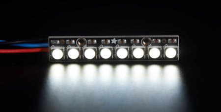 NeoPixel Stick - LED-Streifen 8 x RGBW 5050 - WS2812B / SK6812 - kaltweiß - Adafruit 2869.