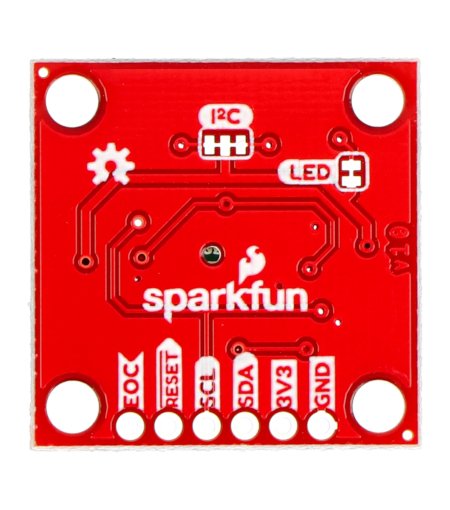 SparkFun Qwiic MicroPressure Sensor – Rückansicht.