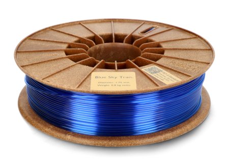 Filament Rosa3D PETG Standard 1,75 mm 0,80 kg - Blauer Himmel Transparent