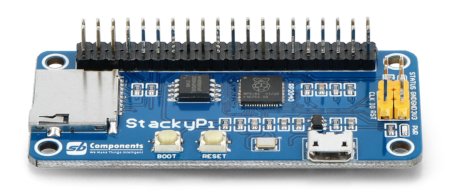 StackyPi - Modul mit RP2040, microSD und GPIO
