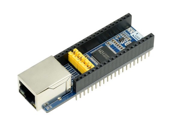 Ethernet-Konverter 10/100 Mb / s - UART für Raspberry Pi Pico - Waveshare 20410