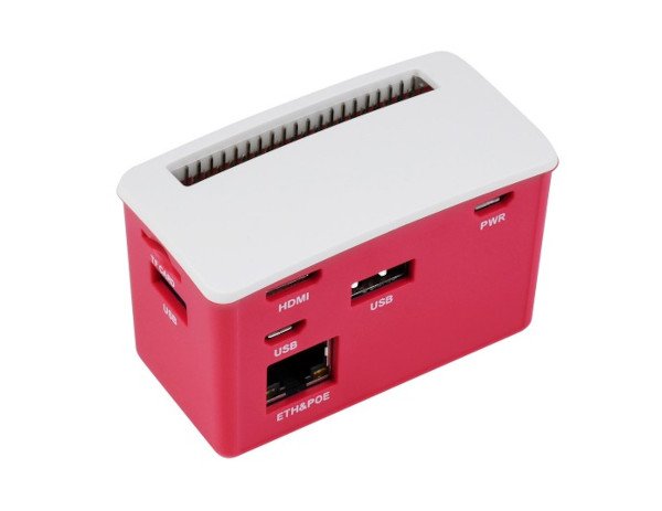 3x USB Hub mit Ethernet Poe Buchse mit Gehäuse für Raspberry Pi Zero - Waveshare 20895