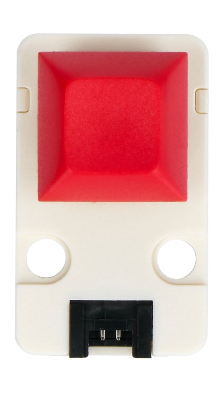 Mechanical Key Button – Mechanische Tasteneinheit mit rotem Overlay für M5Stack-Entwicklungsmodule.