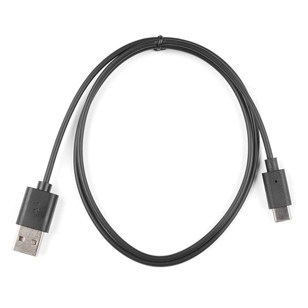 USB A - USB C Kabel - bidirektional - 0,8 m - SparkFun CAB-15425.