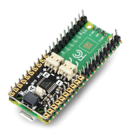 Motor SHIM - Motortreiber mit Raspberry Pi Pico. Das Raspberry Pi Pico-Board ist nicht im Lieferumfang enthalten, es muss separat erworben werden