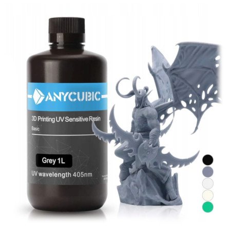 Harz für 3D-Drucker - Anycubic 3D Printing UV Sensitive Resin Basic 1 l