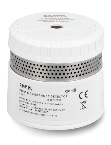 Rauchmelder mit eingebauter Batterie - Zamel CDB-02
