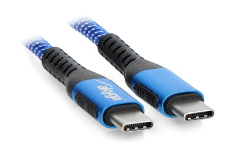 Akyga USB Typ C Kabel - USB Typ C blau - 1m - AK-USB-37