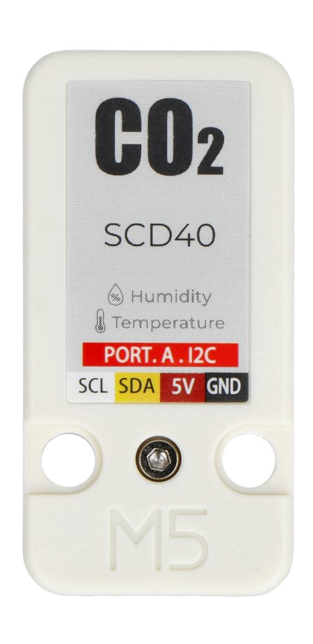 Temperatur-, Feuchtigkeits- und Kohlendioxidsensor SCD40 - Geräteerweiterungsmodul für M5Stack-Entwicklungsmodule - U103