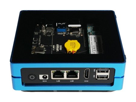 Odyssey Blue – Intel Celeron J4125 hat zwei Gigabit-Ethernet-Ports.