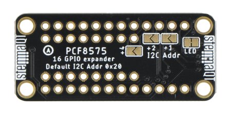 PCF8575 - Pin-Expander erweitert die Fähigkeiten des Boards um 16 GPIOs.