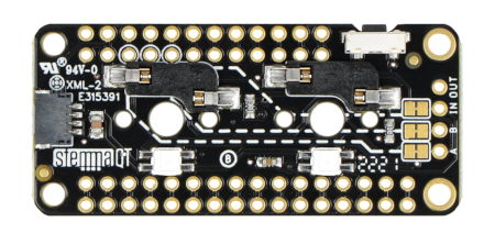 NeoKey FeatherWing - Modul mit zwei Steckplätzen für mechanische Schlüssel - NeoPixels 1x2 - I2C - STEMMA QT / Qwiic - Adafruit 4979