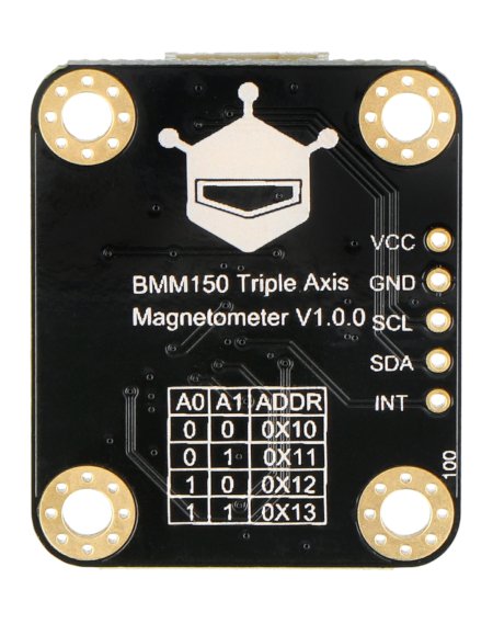 Schwerkraft – 3-Achsen-Magnetometer – BMM150 – I2C – DFRobot SEN0529