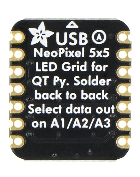 Modul mit RGB 5x5 LED-Matrix-Display von Adafruit.