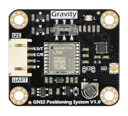 Gravity - moduł odbiornika GNSS GPS BeiDou  - I2C / UART - DFRobot TEL0157 