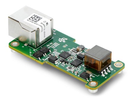 PoE-Add-on – PoE-Ethernet-Overlay – für das Coral Dev Board Micro-Modul.