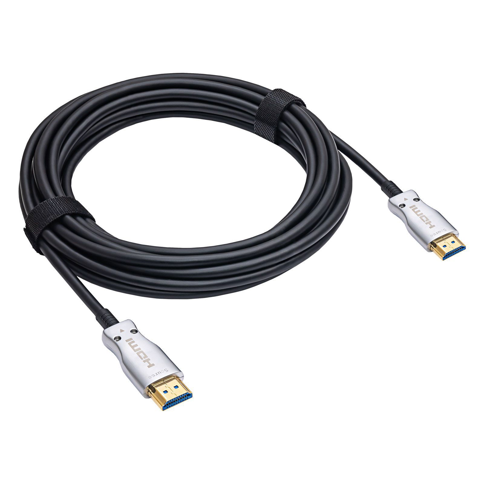 Przewód HDMI Akyga 8K optyczny AOC 48 Gb/s - 5 m - czarny - AK-HD-50L