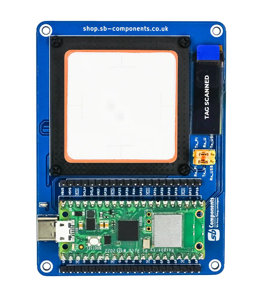 UHF Lite Expansion - płytka rozszerzeń z modułem RFID do Raspberry Pi Pico - SB Components 26494