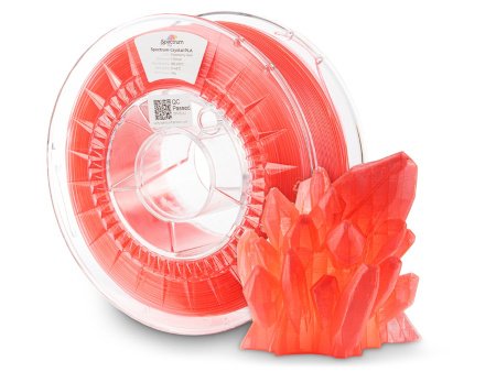 Filament Spectrum PLA Crystal 1,75 mm 1 kg - Raspberry Red