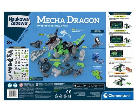 Zestaw konstrukcyjny Robotics - Mecha Dragon - Clementoni 50682