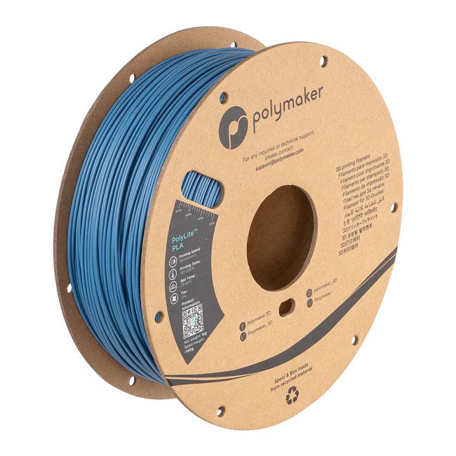 Filament Polymaker PolyLite PLA 1,75 mm 1 kg - Stone Blue