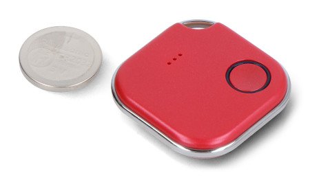 Shelly BLU Button1 - przycisk aktywacji akcji i scen Bluetooth - czerwony