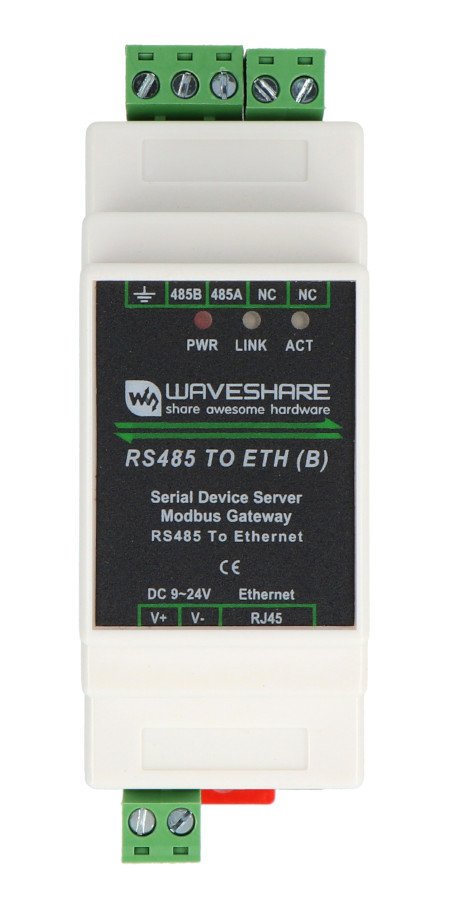 Konwerter RS485 / RJ45 - Ethernet PoE - Waveshare 20978