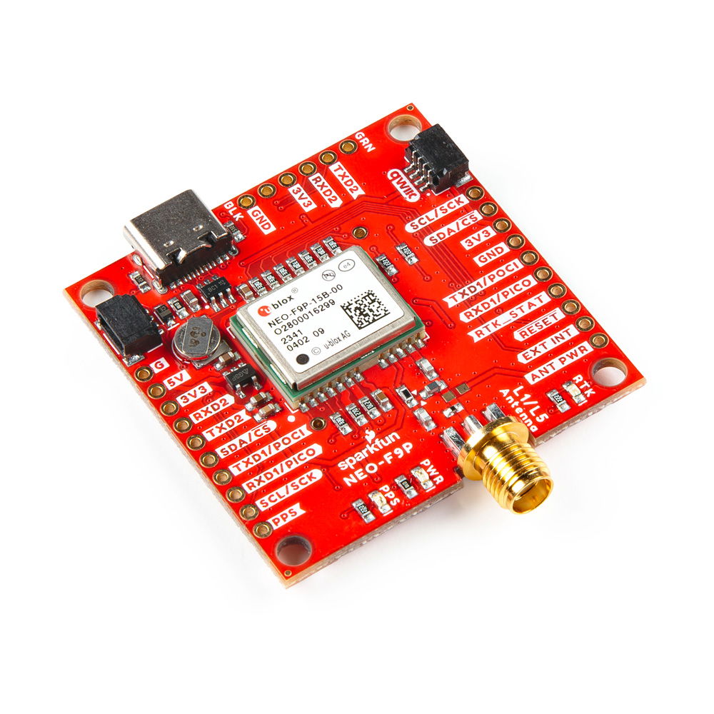 Moduł GNSS-RTK L1 / L5 Breakout - NEO-F9P - Qwiic - SparkFun GPS-23288