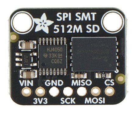 SPI Flash SD Card - XTSD 512MB - moduł z pamięcią NAND Flash - Adafruit 4899