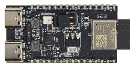 ESP32-C6-DevKitM-1-N4 - WiFi / Bluetooth / ZigBee / Thread - płytka rozwojowa z układem ESP32-C6-MINI-1