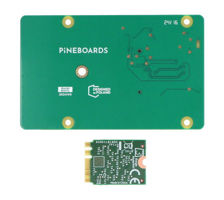 Pineberry Pi Hat AI! - adapter Coral TPU PCIe M.2 E-key do Raspberry Pi 5