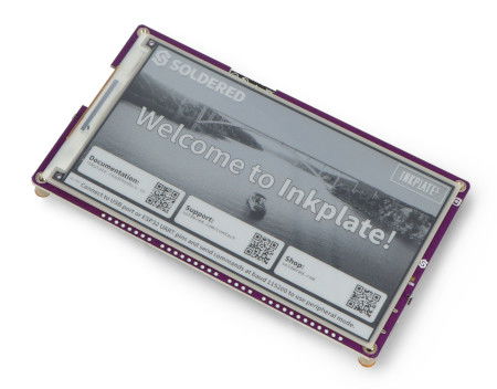 Inkplate 5 - wyświetlacz e-paper 5,2'' 960 x 540 px - ESP32 - zgodny z Arduino - Soldered 333255