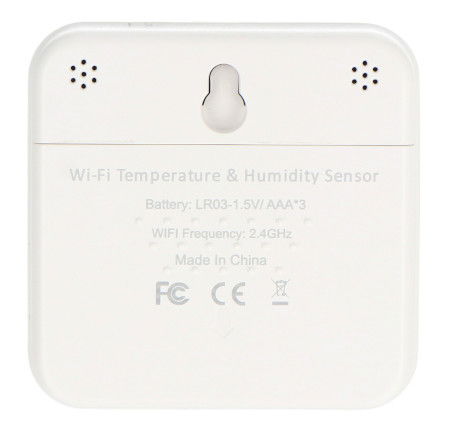 Tuya - czujnik temperatury i wilgotności - WiFi - z wyświetlaczem LCD - aplikacja Android / iOS - RTX WTHS5