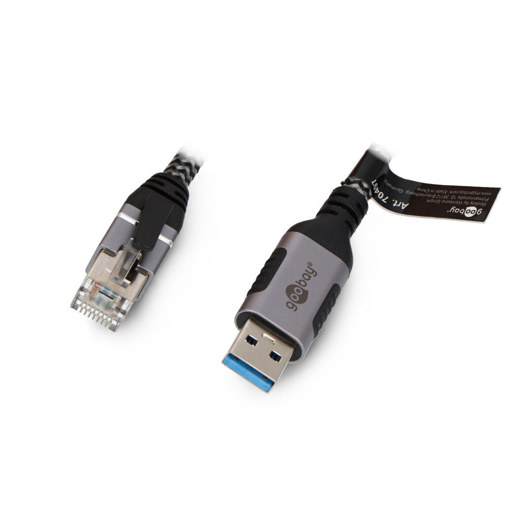 Przewód sieciowy Goobay USB 3.0 - RJ45 FTP kat.6 - 1,5 m