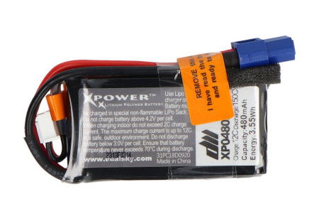 Akumulator Li-Pol Dualsky 480 mAh ULTRA 150 C / 12 C 2S 7,4 V