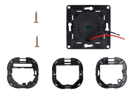 Shelly Wall Switch 1 - inteligentny włącznik ścienny - 1 przycisk - czarny