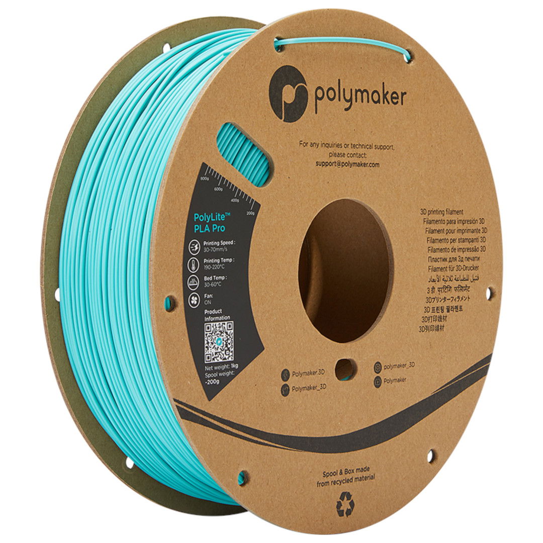 Filament Polymaker PolyLite PLA Pro 1,75 mm 1 kg - Teal