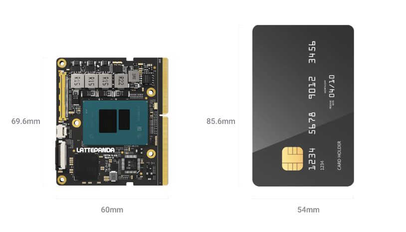 LattePanda Mu x86 - 8GB RAM + 64GB eMMC Intel N100