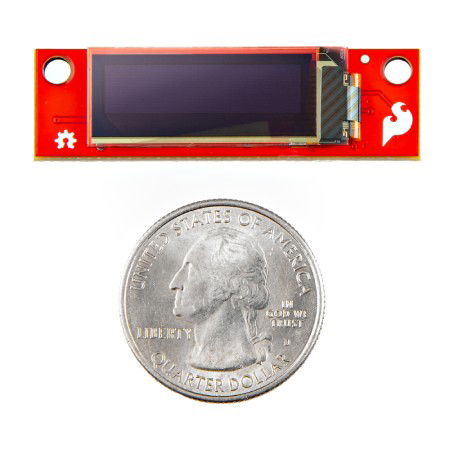 Wyświetlacz OLED niebieski 0,91'' 128 x 32 px I2C - Qwiic - SparkFun LCD-24606