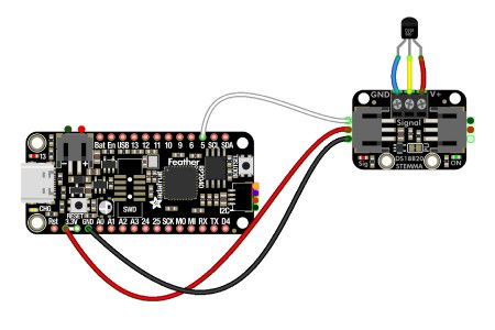 Moduł rozszerzający do łączenia czujników DS18B20 - 1-Wire - STEMMA JST PH 2 mm - Adafruit 5971