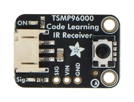 TSMP96000 Code Learning - odbiornik podczerwieni IR 20 - 60 kHz - STEMMA JST PH 2 mm - Adafruit 5970