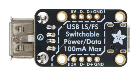 Konwerter USB typu A na USB typu C z przełącznikiem DIP - Adafruit 5972