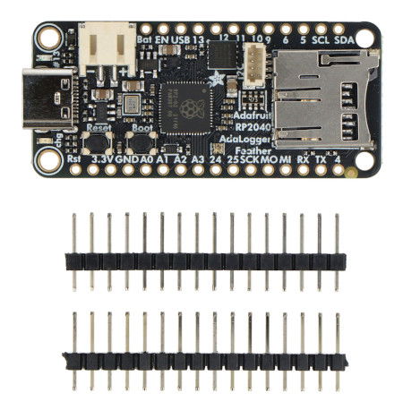 Feather RP2040 Adalogger - 8 MB Flash - moduł z czytnikiem microSD - STEMMA QT / Qwiic - Adafruit 5980